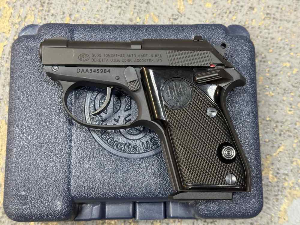 Beretta 3032 Tomcat 32 ACP w/ Box 2 Mags! Buy Now, No CC Fees!-img-1