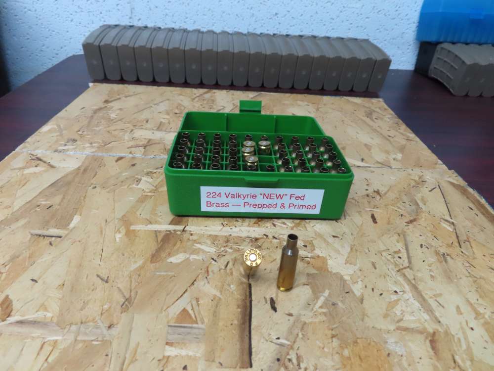 224 Valkyrie New Federal Reloading Brass 50 ct-img-0