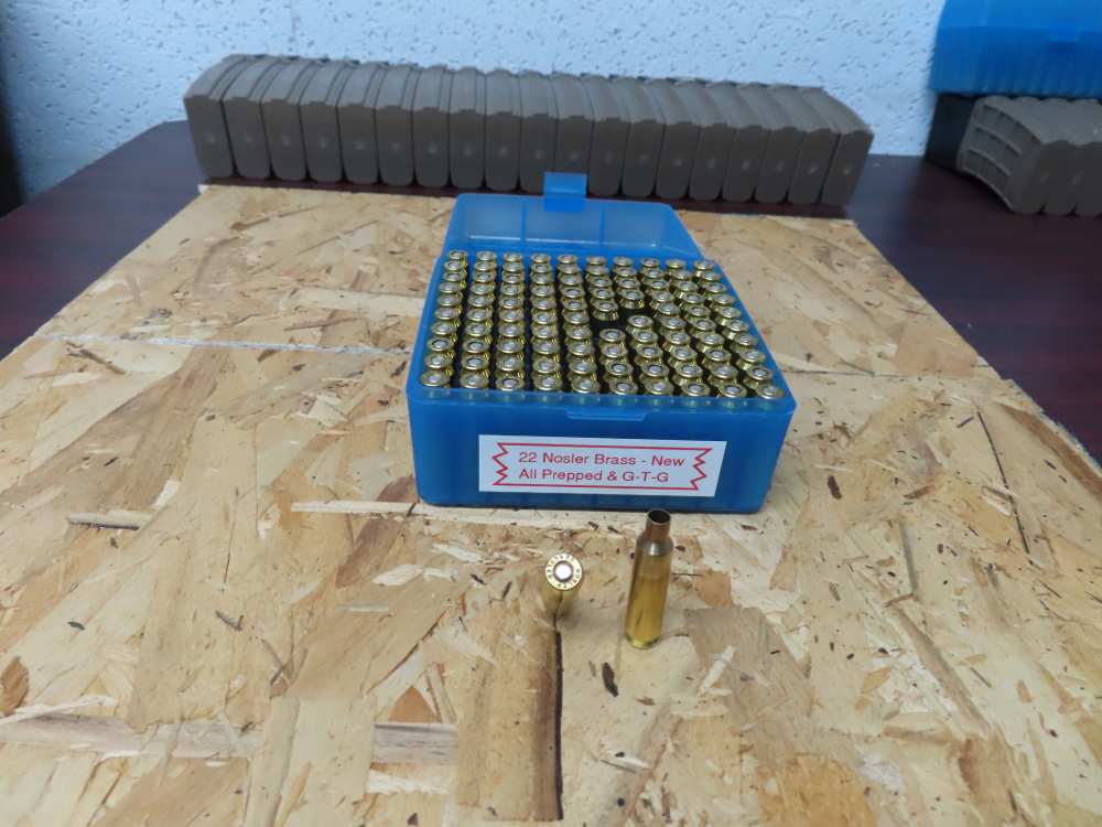 22 Nosler New Reloading Brass 100 ct-img-1
