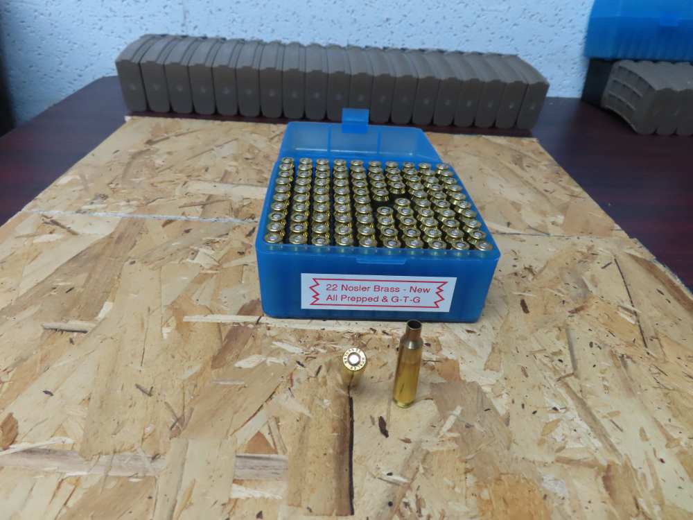 22 Nosler New Reloading Brass 100 ct-img-0