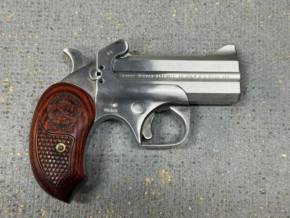 Bond Arms Snake Slayer 3" Shells 45 LC & .410 3.5" Barrel Derringer -img-4