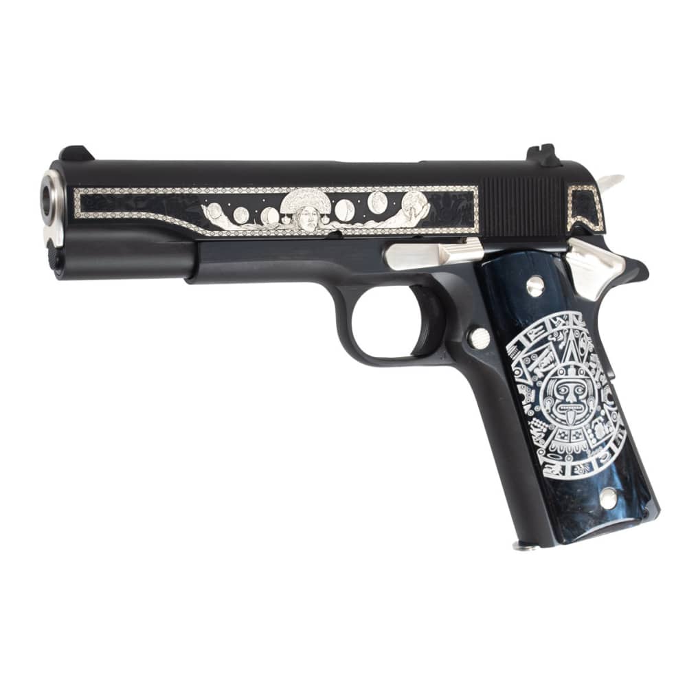 Colt TALO 1911 Mama Quilla Moon Goddess 38 Super SERIAL #332 Engraved NIB-img-1