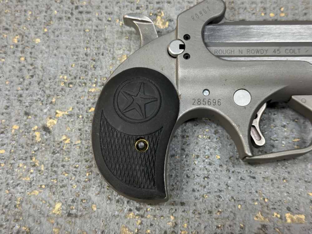 Bond Arms Rough N Rowdy 410/45 LC 3" Derringer Buy Now, No CC Fees!-img-1