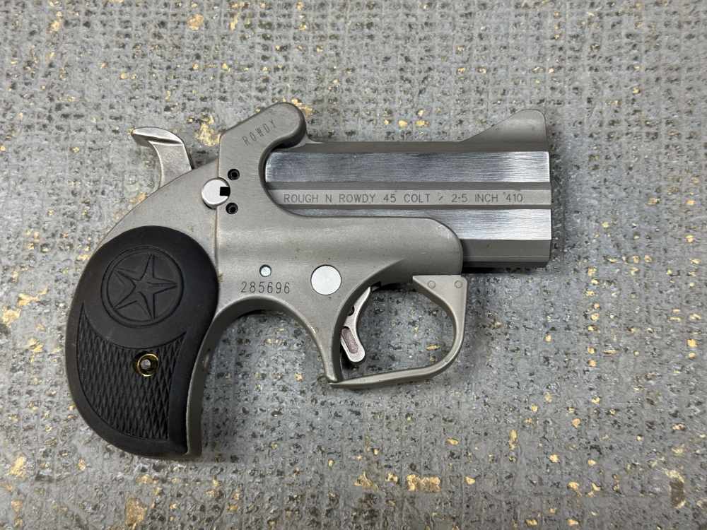 Bond Arms Rough N Rowdy 410/45 LC 3" Derringer Buy Now, No CC Fees!-img-0