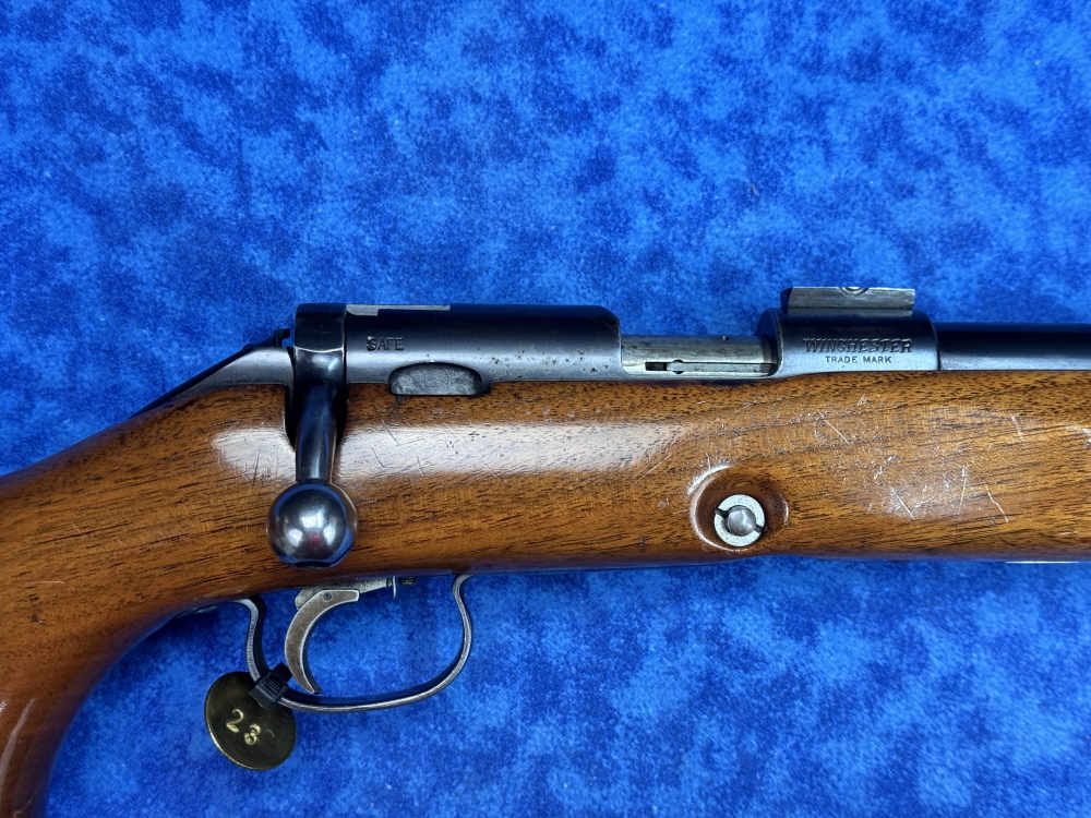 Post War Winchester Model 52B .22LR – 28" Olympic Target – Red Field Sights-img-3
