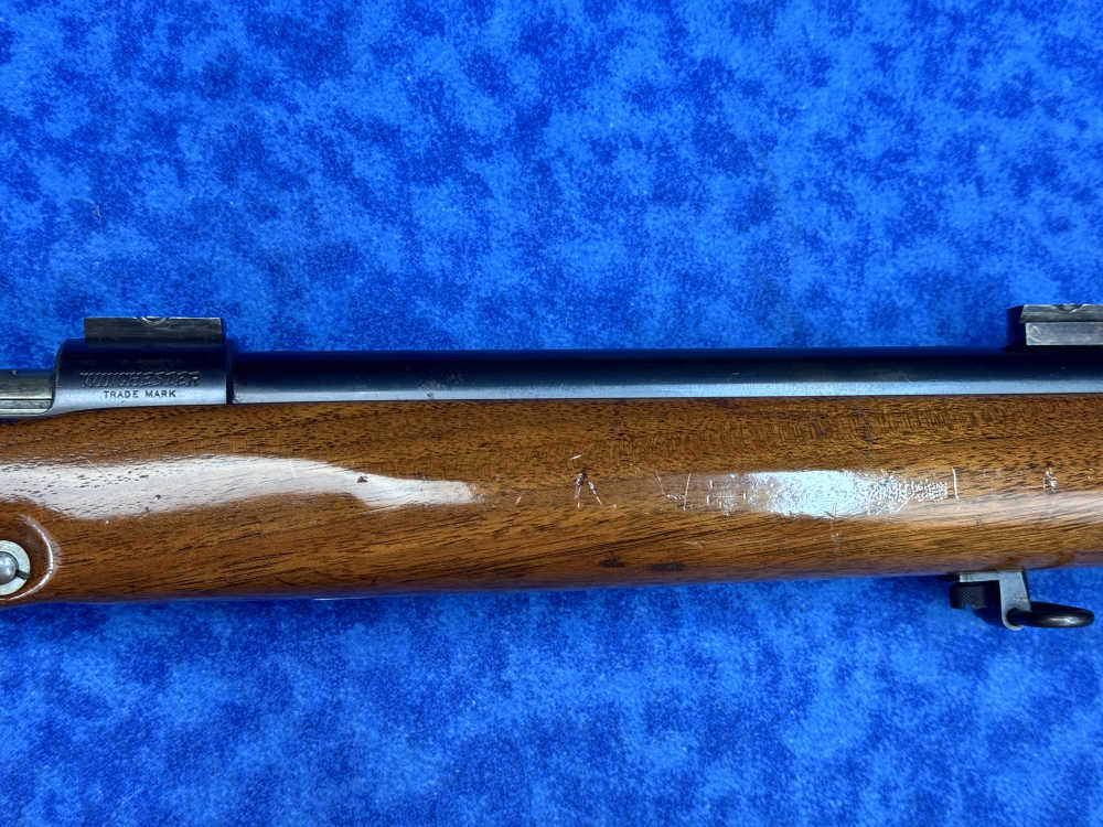 Post War Winchester Model 52B .22LR – 28" Olympic Target – Red Field Sights-img-4
