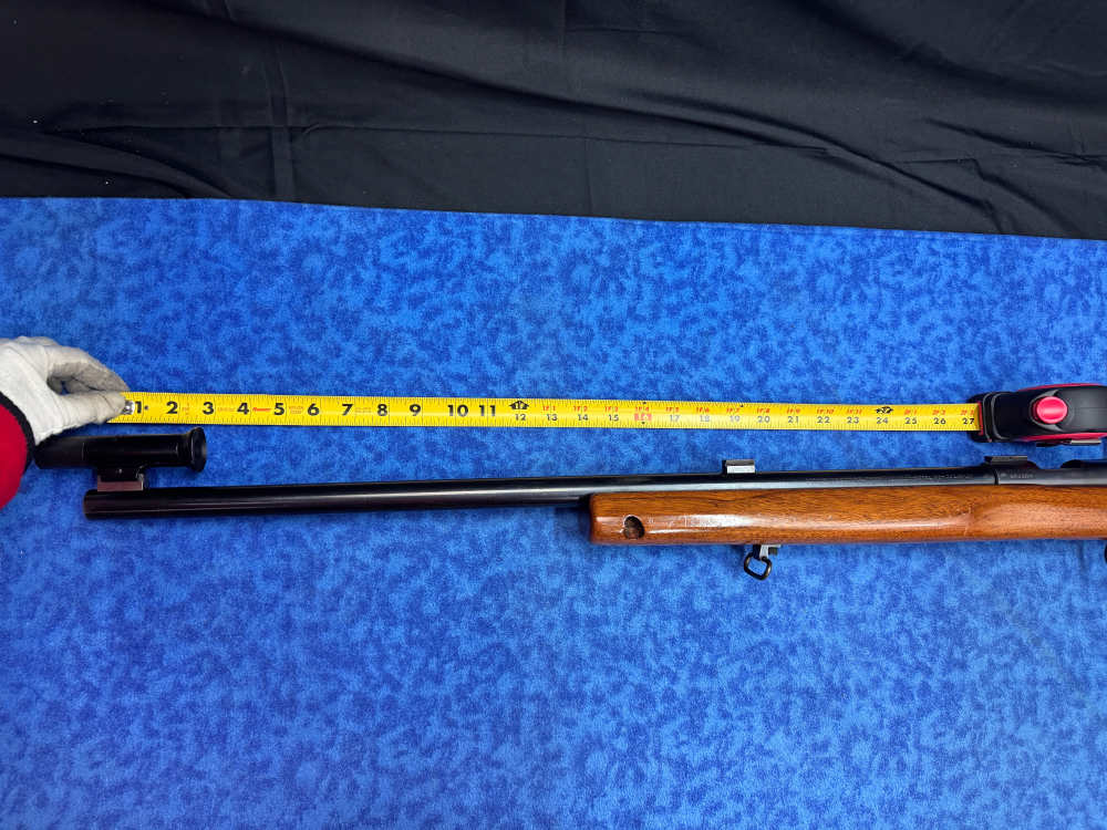 Post War Winchester Model 52B .22LR – 28" Olympic Target – Red Field Sights-img-15
