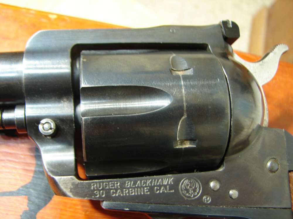 RUGER BLACKHAWK OLD MODEL 3 SCREW IN .30 CARBINE ALL ORIGINAL SCARACE-img-21