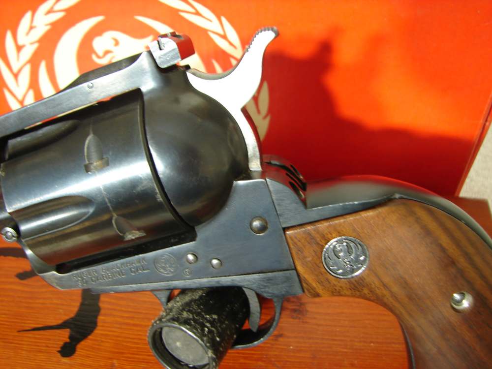 RUGER BLACKHAWK OLD MODEL 3 SCREW IN .30 CARBINE ALL ORIGINAL SCARACE-img-39