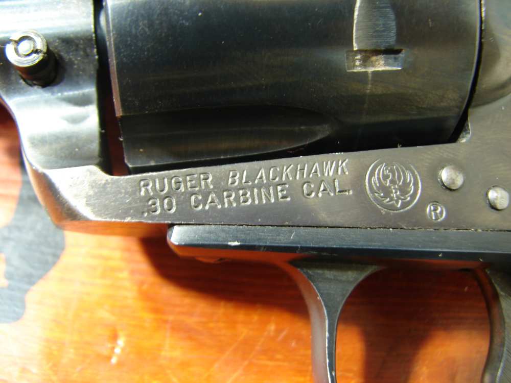 RUGER BLACKHAWK OLD MODEL 3 SCREW IN .30 CARBINE ALL ORIGINAL SCARACE-img-20