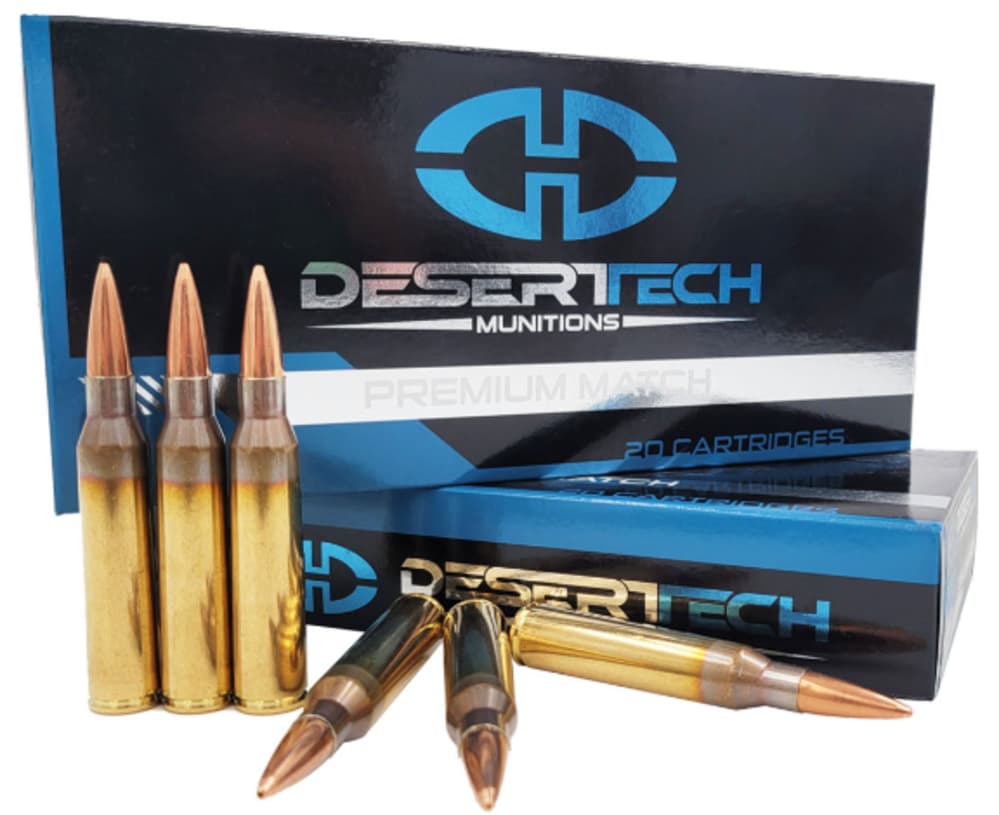 Desert Tech Munitions Premium Match 338 Lapua 300gr Scenar 20 rounds-img-0