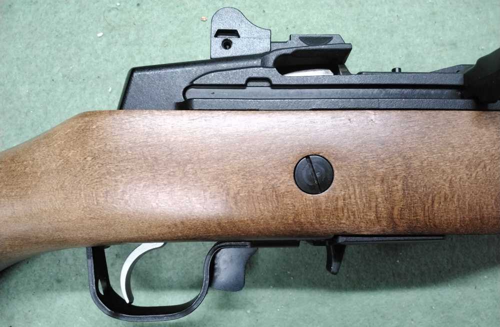 Ruger Mini-14 5.56 NATO 18" Tapered Barrel Ranch Very Clean 98% Wood-img-5