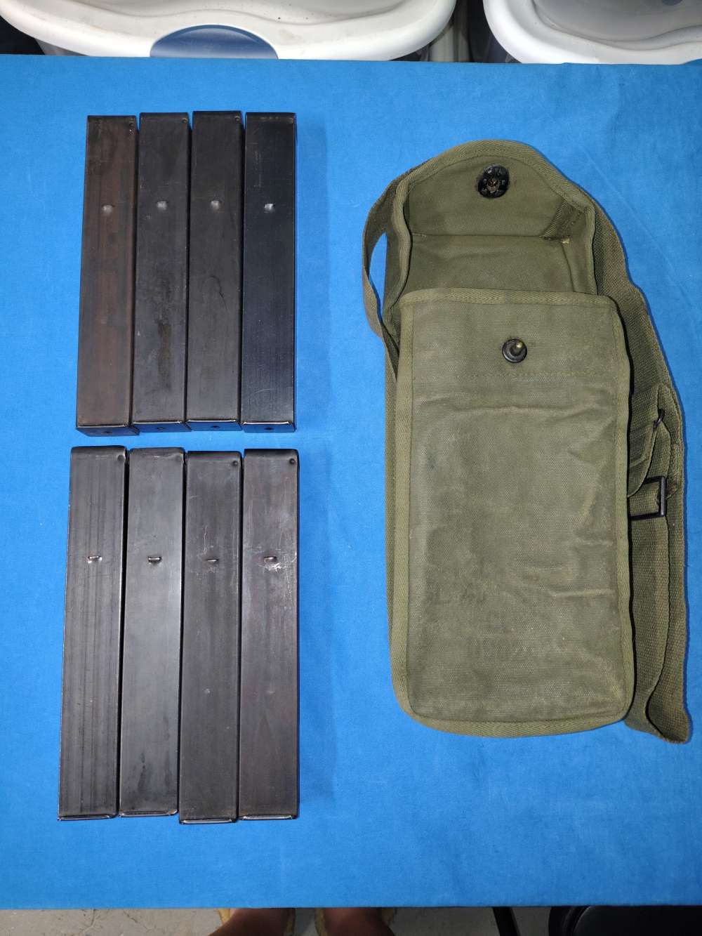  8 Ingram Model 6 30 Rd smg magazine mag mags magazines w Carrier Case-img-0