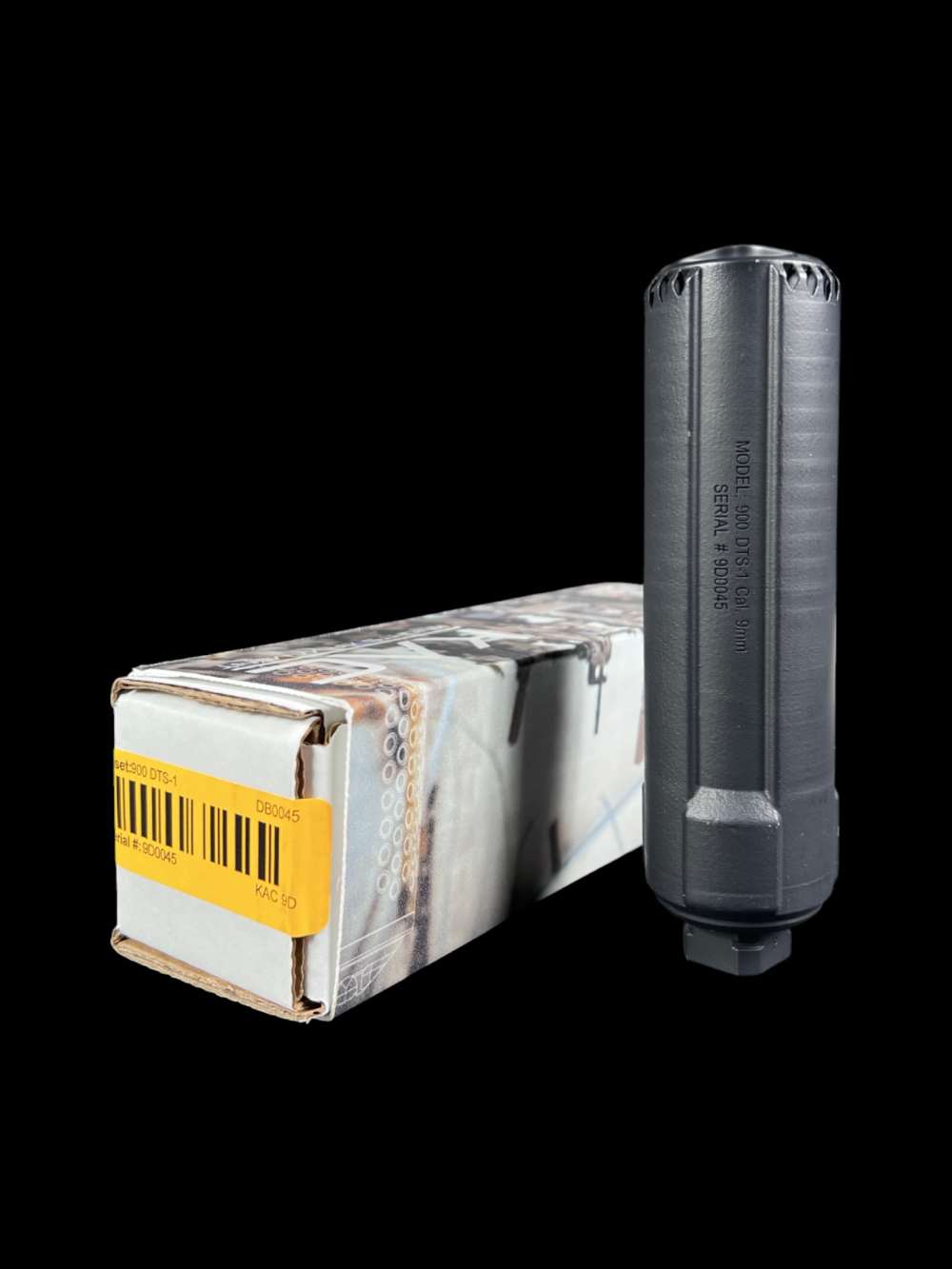 KAC Knight's Armament Company 900 DTS-1 9mm Suppressor Kit KM-123434-BLK-img-0