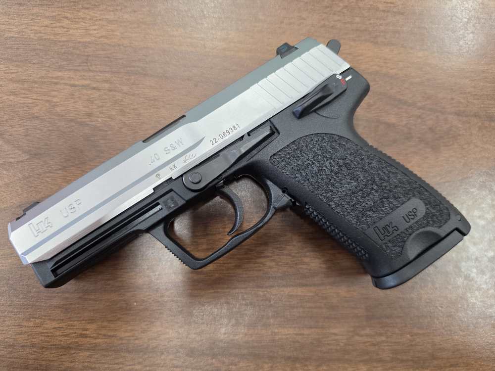 H&K USP .40 S&W Stainless — Original Box & Manual — 2 Factory 10-Round Mags-img-14