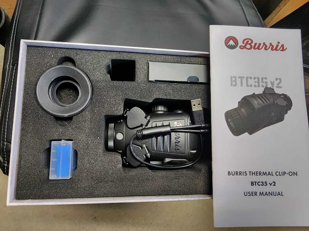 NEW BURRIS THERMAL CLIP-ON BTC35 V2 35MM 1-4X TWO ADAPTERS INCLUDED 300622-img-4