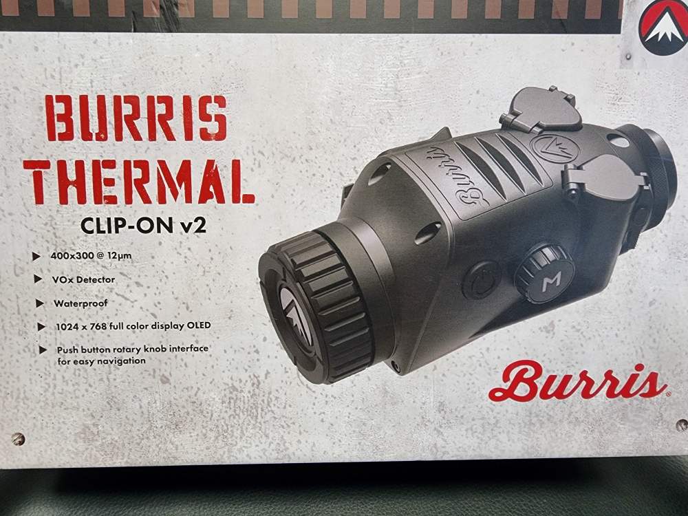 NEW BURRIS THERMAL CLIP-ON BTC35 V2 35MM 1-4X TWO ADAPTERS INCLUDED 300622-img-1