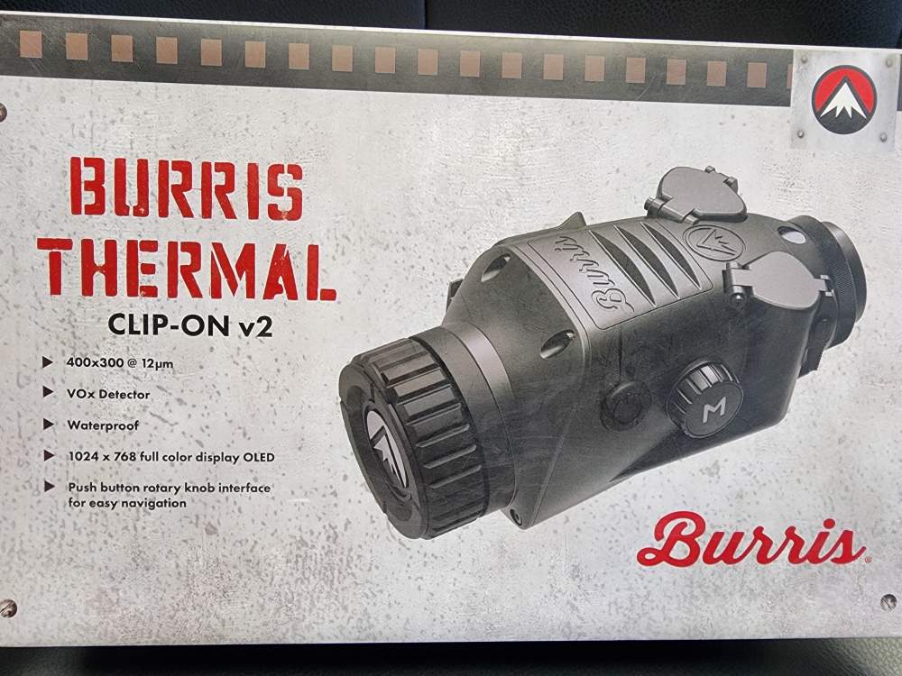 NEW BURRIS THERMAL CLIP-ON BTC35 V2 35MM 1-4X TWO ADAPTERS INCLUDED 300622-img-1