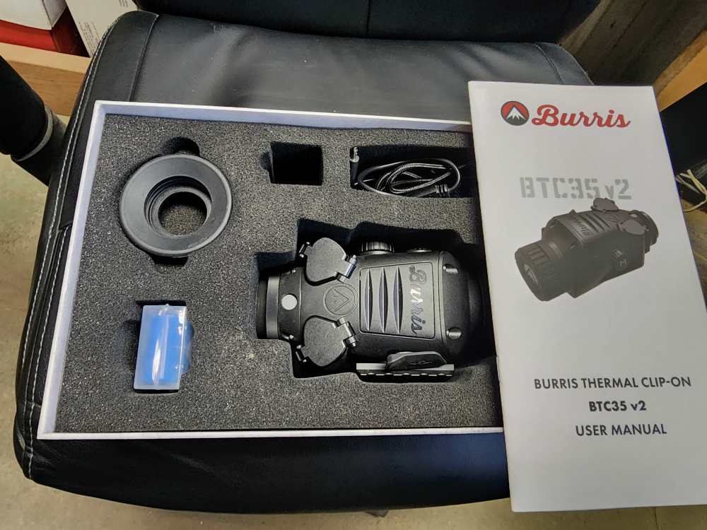 NEW BURRIS THERMAL CLIP-ON BTC35 V2 35MM 1-4X TWO ADAPTERS INCLUDED 300622-img-4
