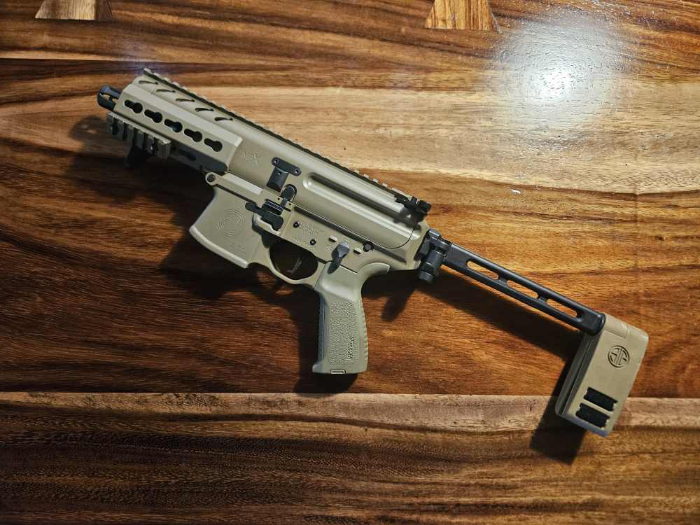 VERY RARE GEN 2 SIG SAUER CANEBRAKE MPX PISTOL 9MM WITH PERFORMANCE TRIGGER-img-9
