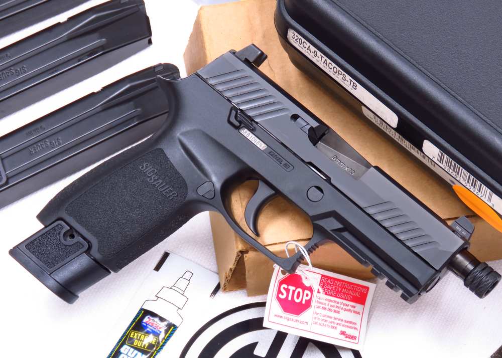 NEW OLD STOCK - 2016 Sig P320 TACOPS NIB W/ TAG Threaded BBL & 4 21 RD MAGS-img-0