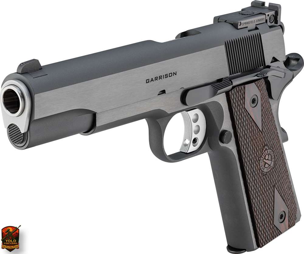 Springfield Armory Garrison Target 1911, .45 ACP, 5", Blued Finish, 7RD-img-2