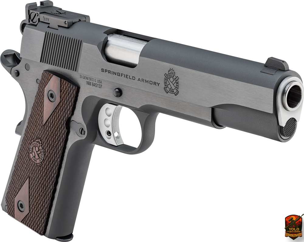 Springfield Armory Garrison Target 1911, .45 ACP, 5", Blued Finish, 7RD-img-3