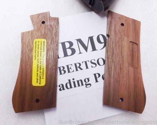 Walnut Grips for Star BM9 Pistols Herretts Cut Checkered PD Style US Made-img-7