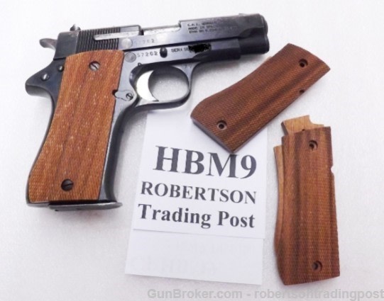 Walnut Grips for Star BM9 Pistols Herretts Cut Checkered PD Style US Made-img-13
