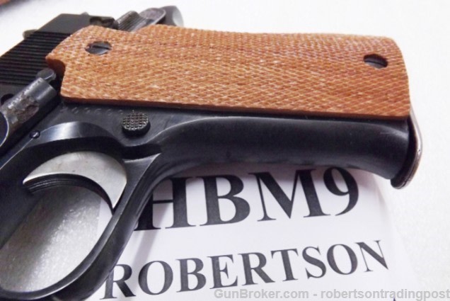 Walnut Grips for Star BM9 Pistols Herretts Cut Checkered PD Style US Made-img-8