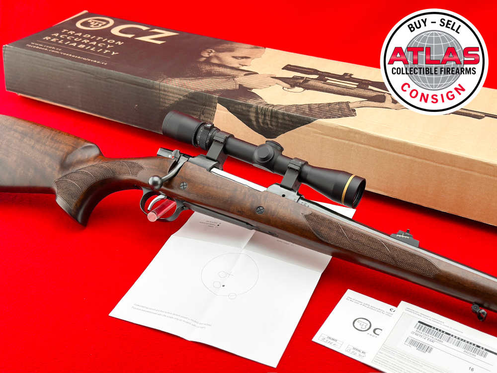 MINT CZ 550 FS Medium 9.3x62 Mauser 21" w/ Leupold Scope & Original Box-img-18