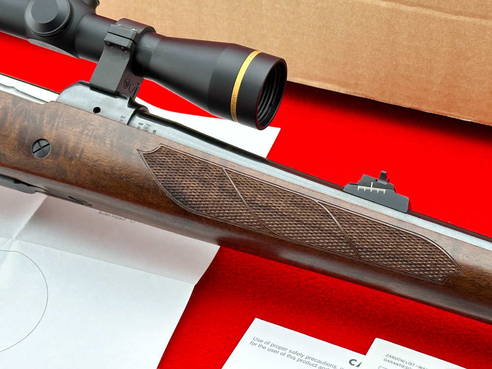 MINT CZ 550 FS Medium 9.3x62 Mauser 21" w/ Leupold Scope & Original Box-img-22