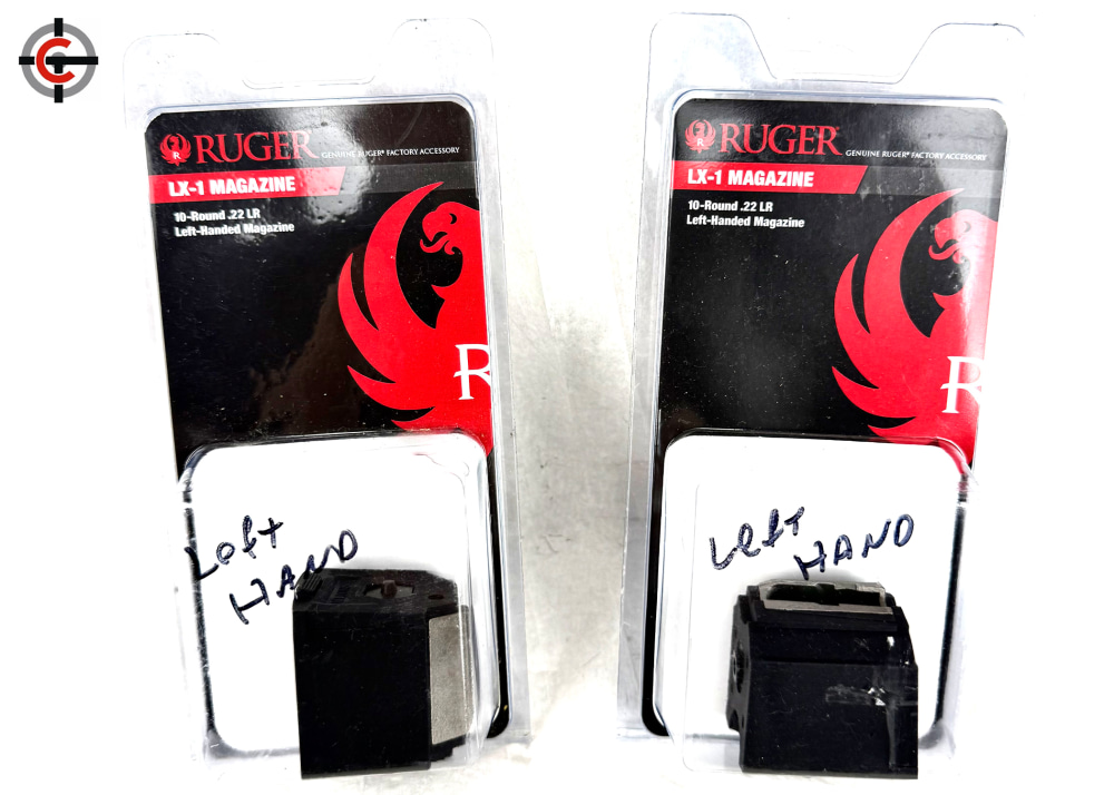 x2 Ruger LX-1 Magazine 22LR 10rd - Fits Ruger 10/22 Left Hand Models Only!-img-0