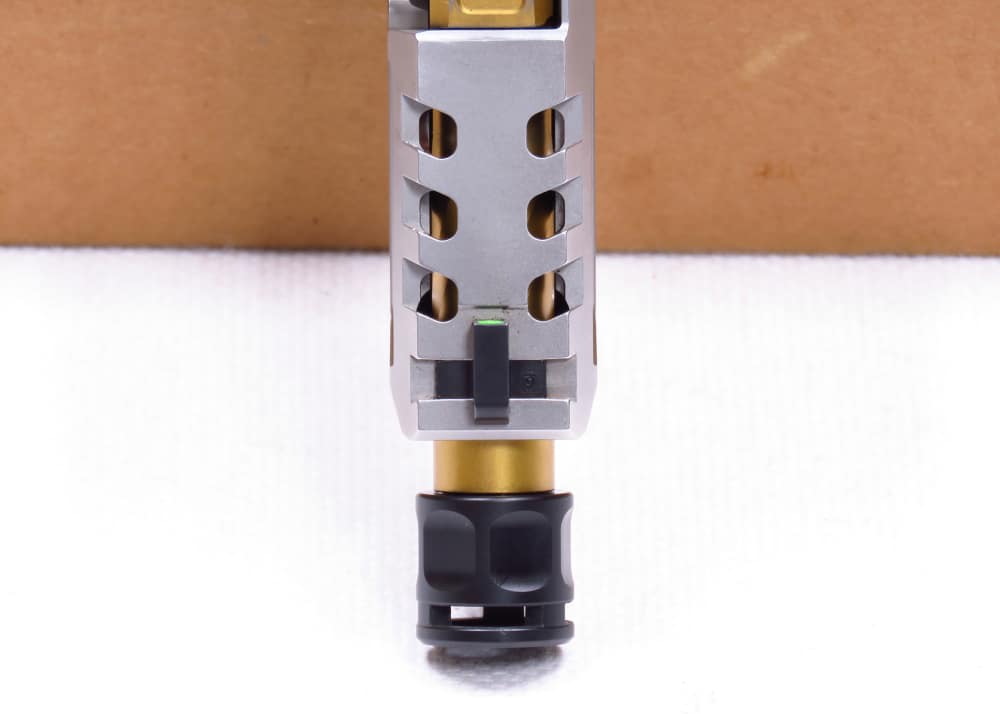 WICKED Sig P365 Tripple Slide Zaffari Precision Swamp Fox Gold Threaded 9mm-img-33