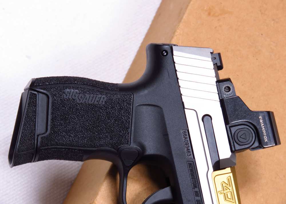 WICKED Sig P365 Tripple Slide Zaffari Precision Swamp Fox Gold Threaded 9mm-img-6