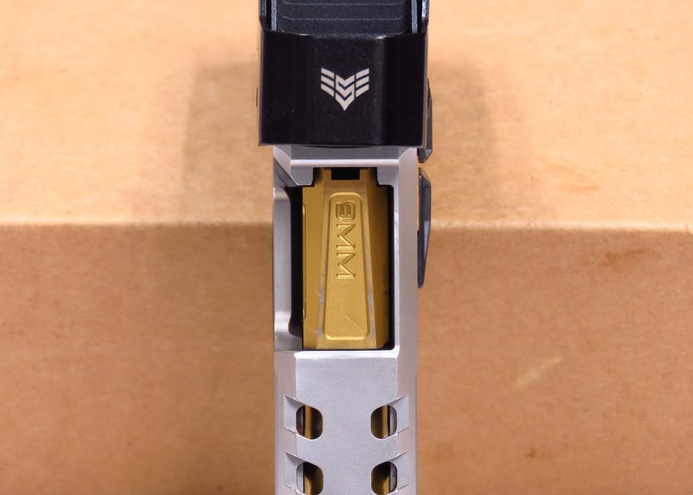 WICKED Sig P365 Tripple Slide Zaffari Precision Swamp Fox Gold Threaded 9mm-img-34
