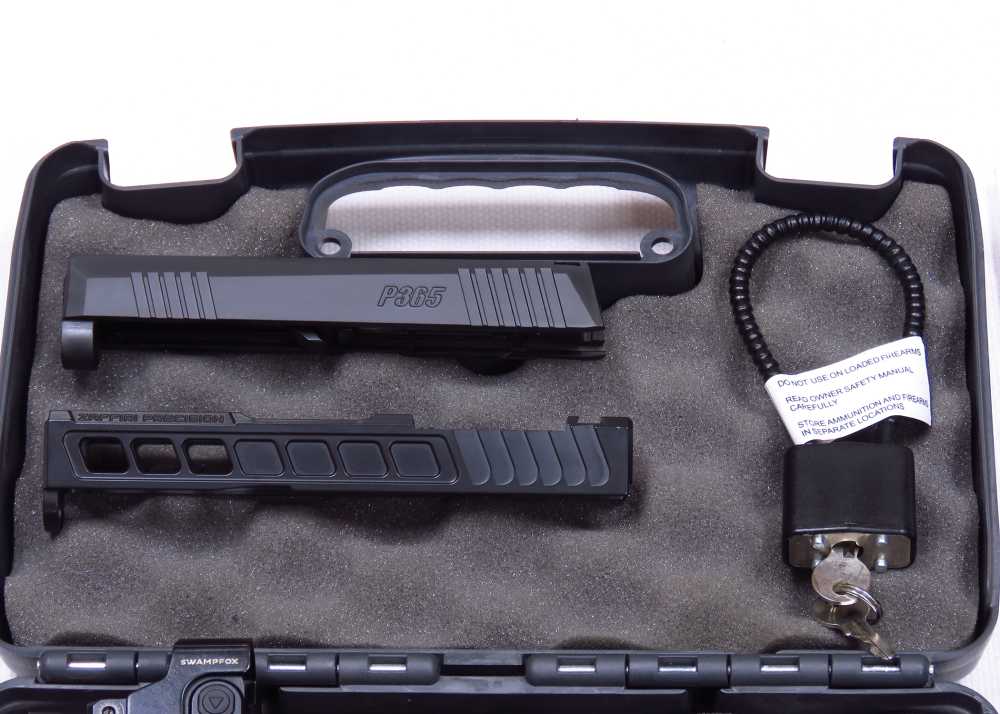 WICKED Sig P365 Tripple Slide Zaffari Precision Swamp Fox Gold Threaded 9mm-img-47
