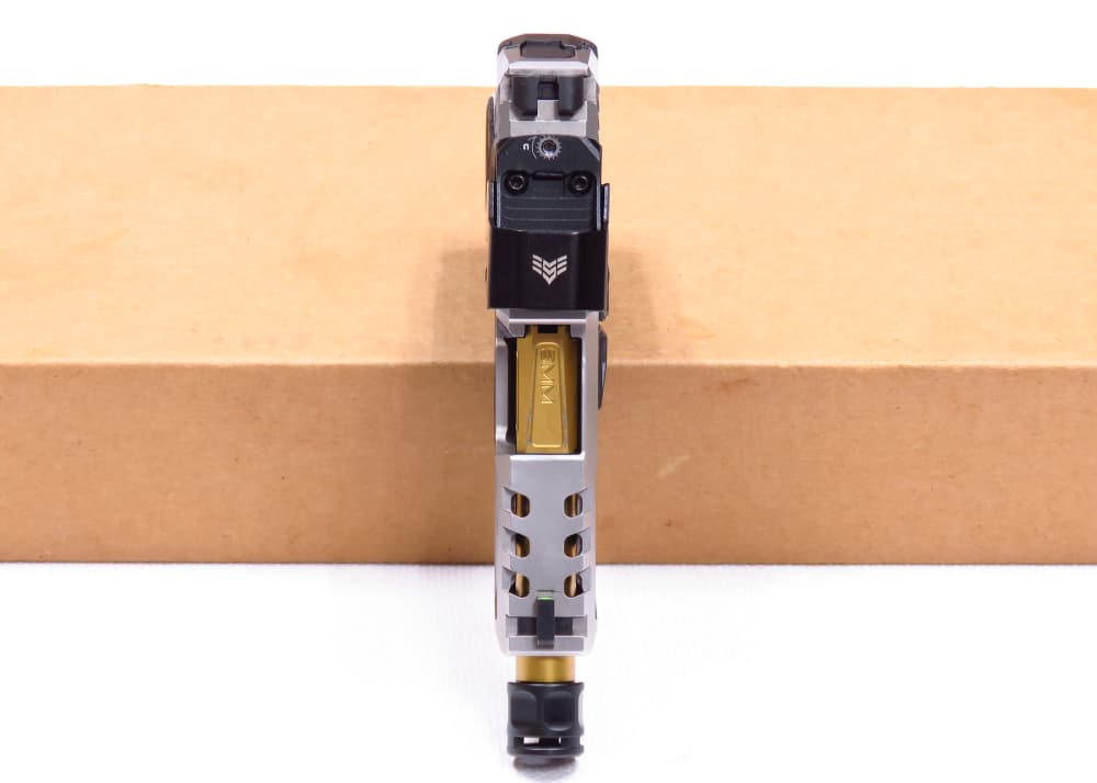 WICKED Sig P365 Tripple Slide Zaffari Precision Swamp Fox Gold Threaded 9mm-img-32
