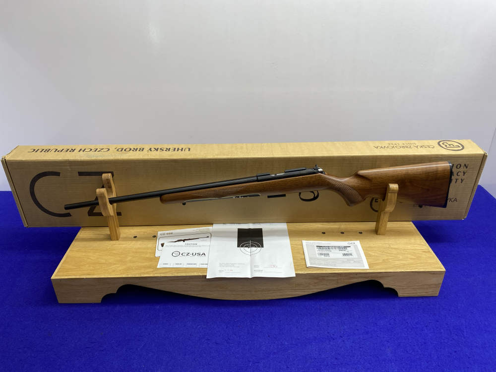CZ 455 American .22 WMR Blued 20.5" *BEAUTIFUL BOLT-ACTION RIMFIRE RIFLE*-img-0