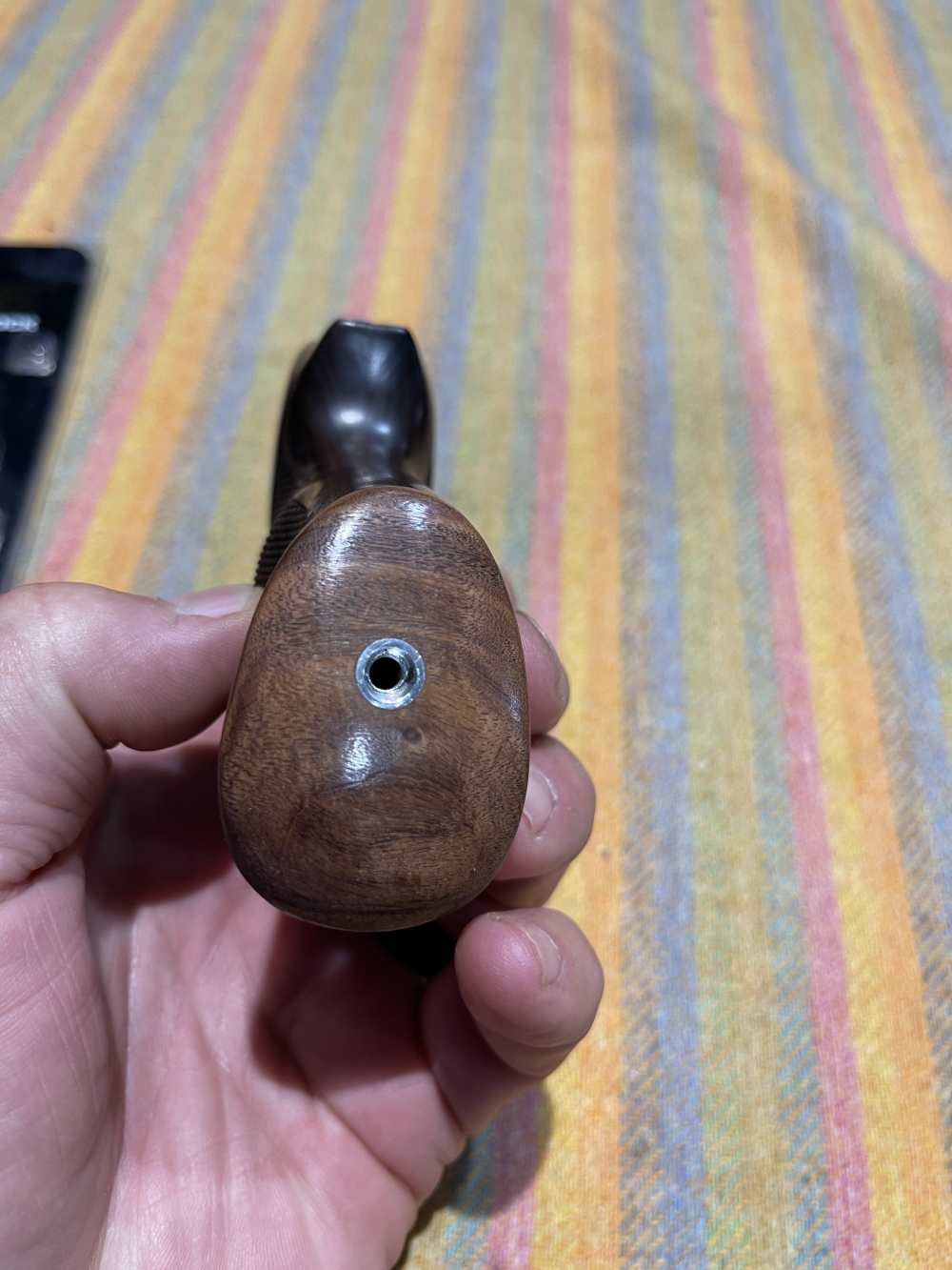 HOGUE one piece Exotic hardwood grips Ruger GP100 and Super Redhawk-img-7