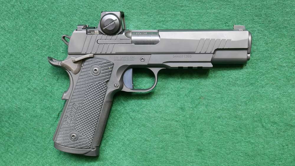 Sig Sauer 1911 .45acp 5" Barrel with Sig Romeo X sight & orig box Preowned-img-1