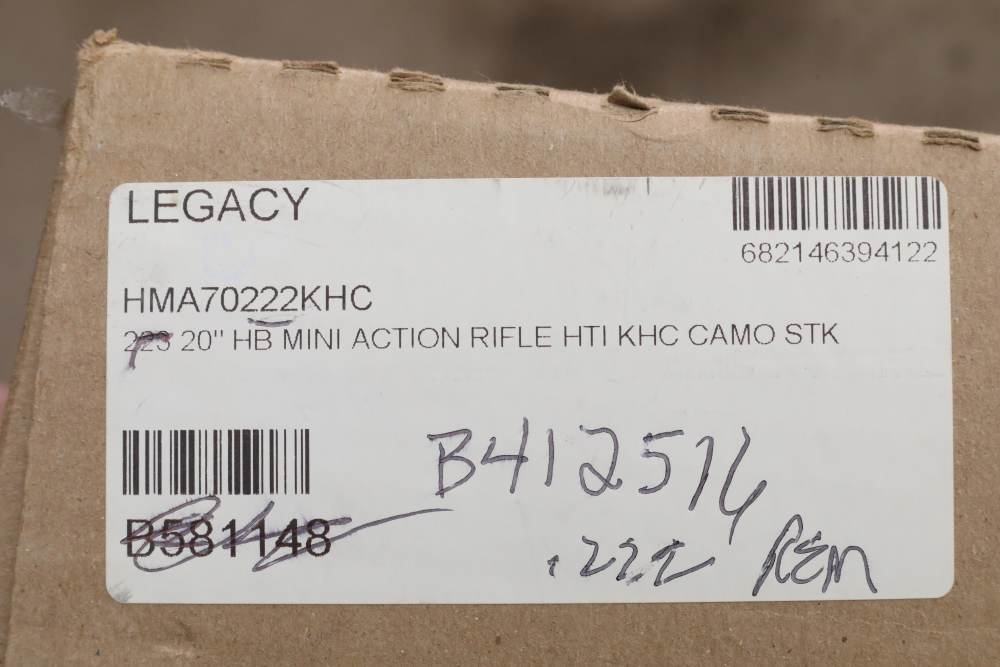 Howa 1500 Mini Action 222 Rem 22.5" Green Synthetic UNFIRED Factory Box NR!-img-71