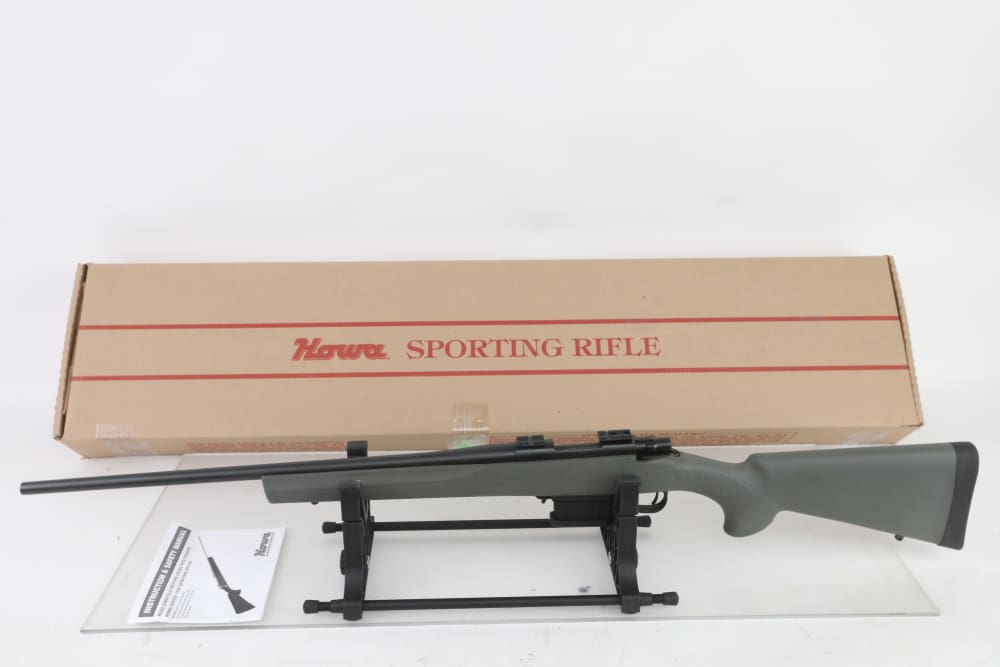 Howa 1500 Mini Action 222 Rem 22.5" Green Synthetic UNFIRED Factory Box NR!-img-0