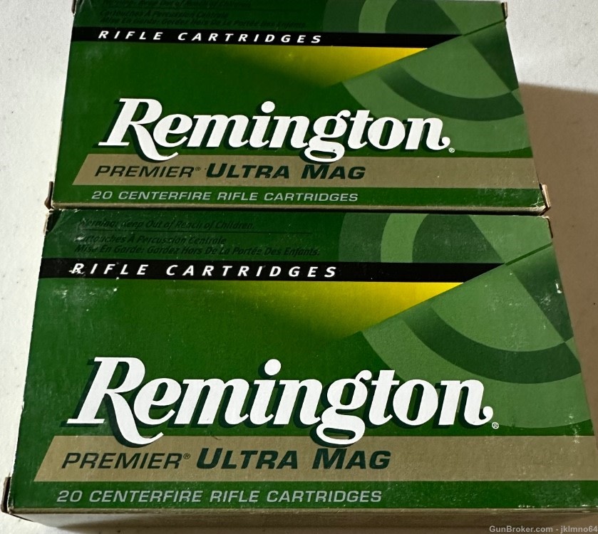 40 rounds Remington 7mm Rem Ultra Mag 140gr PSP Core-Lokt Ultra ammo-img-1
