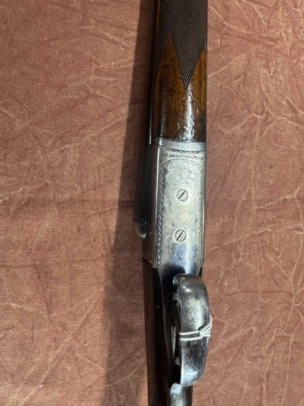 Spanish double barrel coach gun custom made-img-19