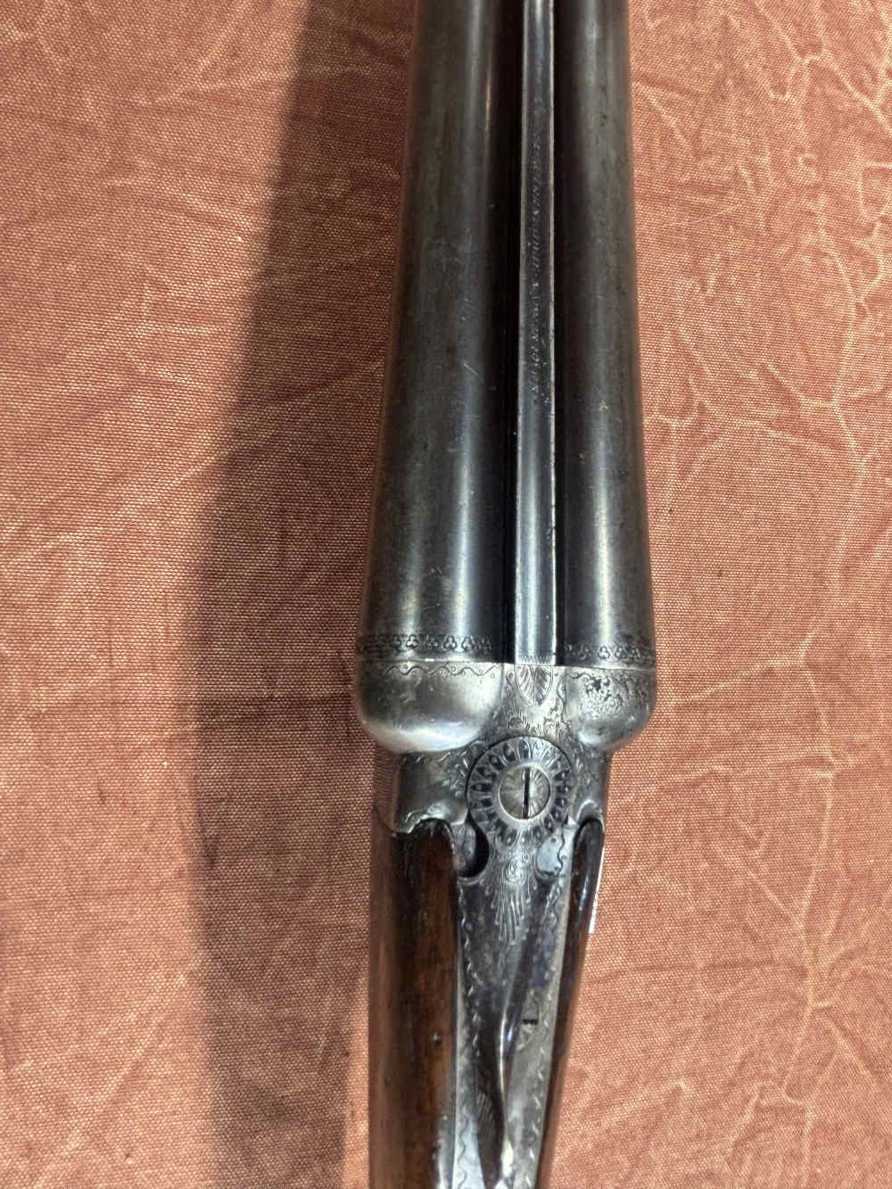 Spanish double barrel coach gun custom made-img-14