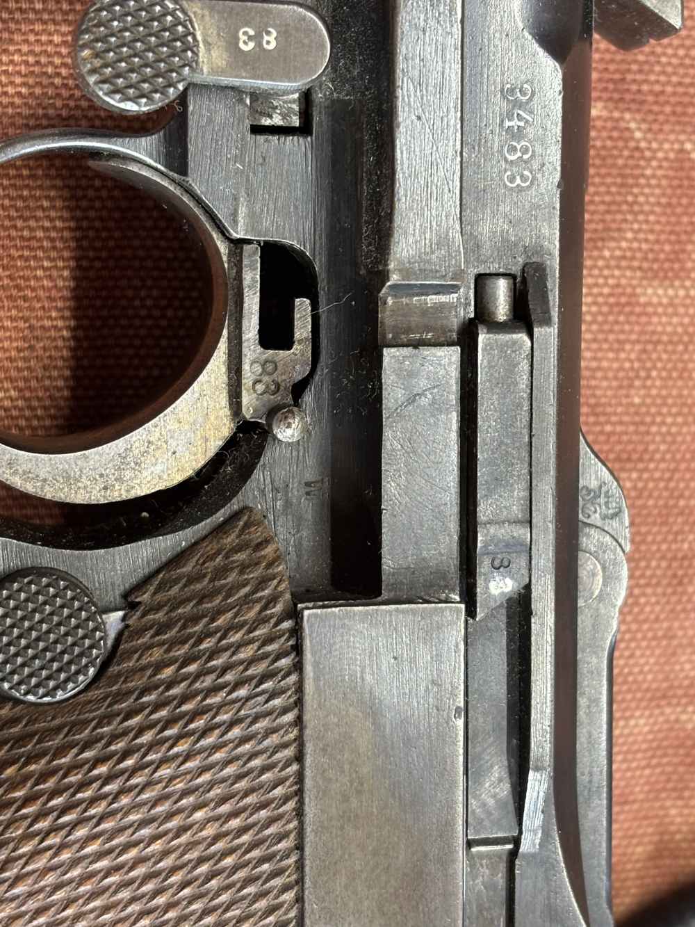 DWM 1917 Artillery Luger, Unit marked to Bavarian Mortar crew-img-22
