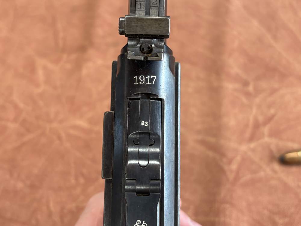 DWM 1917 Artillery Luger, Unit marked to Bavarian Mortar crew-img-14