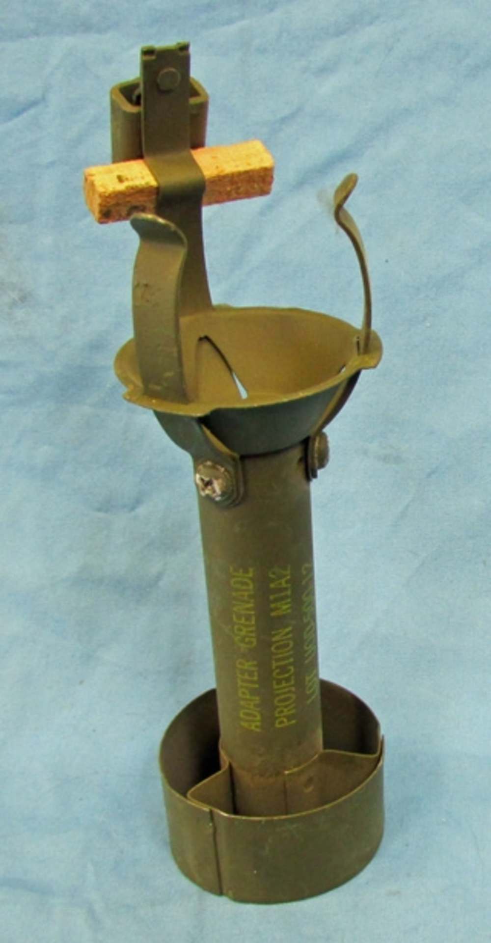 WW-2 US ARMY M1 RIFLE GRENADE ADAPTOR 4 PRONG 1944 -img-5