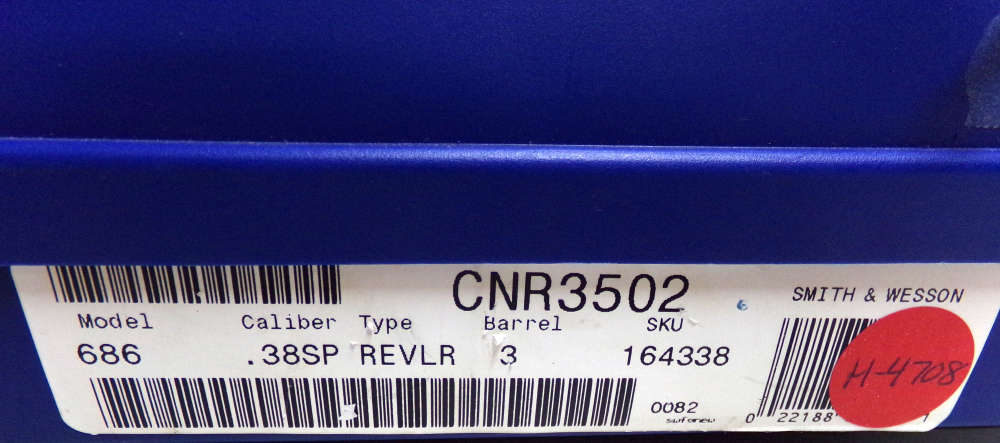 Used Smith & Wesson 686-6 Revolver in .38 Spl. +P with original box-img-6